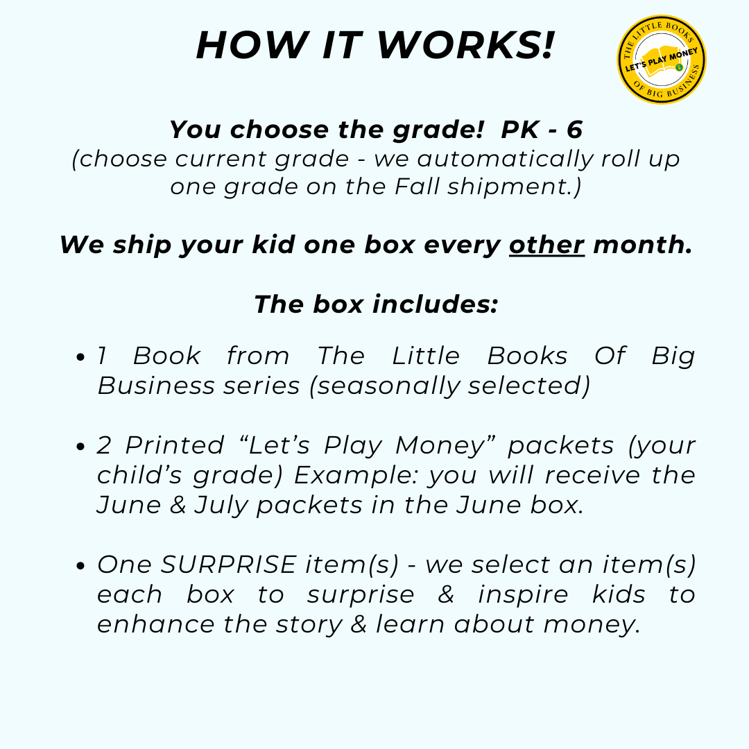Subscription Box - Let's Play Money!